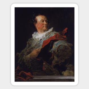 Portrait of François-Henri d'Harcourt  - Jean Honoré Fragonard Sticker